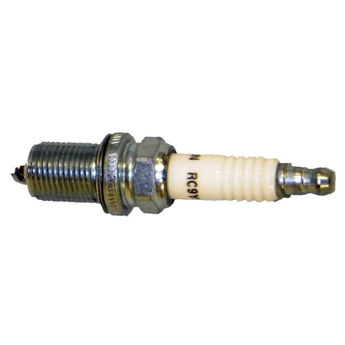 Crown Automotive 5269897 Spark Plug for 1987-1990 XJ Cherokee, MJ Comanche w/ 4.0L Engine - Silver, White Ceramic, Metal