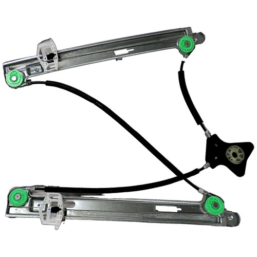 Crown Automotive 68002897AA Left Front Window Regulator 2007-2017 Jeep MK Compass w/ Power Windows, Does Not Include Motor