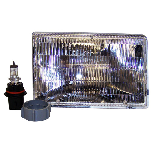 Crown Automotive 55155126 Right Headlight Assembly for 1993-1998 Jeep ZJ Grand Cherokee, Includes Bulb and Bulb Retainer