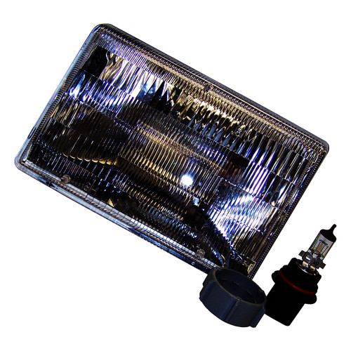 Crown Automotive 55155126 Right Headlight Assembly for 1993-1998 Jeep ZJ Grand Cherokee, Includes Bulb and Bulb Retainer