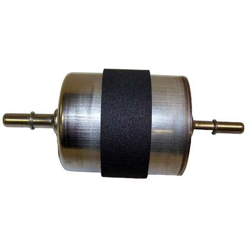 Crown Automotive 52005131 Fuel Filter for 1993-1996 Jeep ZJ Grand Cherokee w/ 4.0L, 5.2L Engines - Black, Silver Metal, Plastic