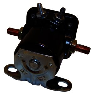 Crown Automotive J3227812 Starter Solenoid for 1967-1977 AMC Gremlin, Hornet, Matador, Pacer - Black Metal, Sold Individually