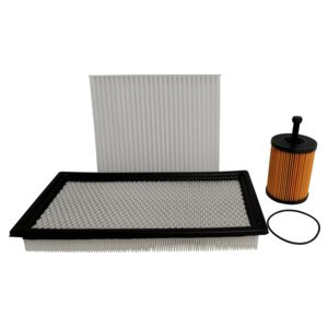 Crown Automotive MFK17 Master Filter Kit for 2007-2009 Jeep MK Compass, Patriot w/ 2.0L Diesel Engine, Includes Air, Oil, and Cabin Air