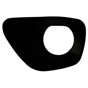 Crown Automotive 68078285AA Left Fog Light Bezel for 2011-2013 Jeep WK Grand Cherokee, Black Textured Finish - Black Plastic