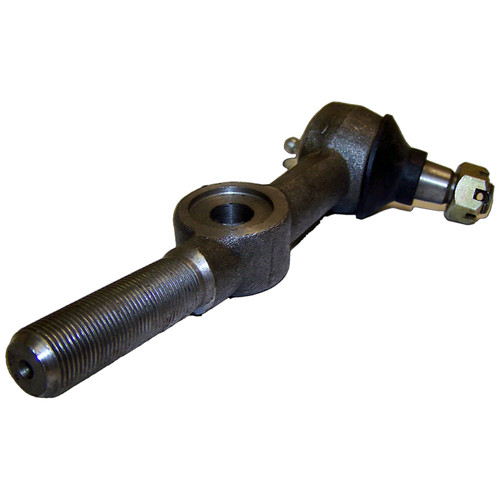 Crown Automotive J0918257 Left Tie Rod End for 1972-1986 Jeep CJ-5, CJ-6, CJ-7, CJ-8 w/ Right Hand Drive - Silver Rubber, Steel