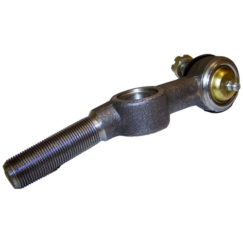 Crown Automotive J0918257 Left Tie Rod End for 1972-1986 Jeep CJ-5, CJ-6, CJ-7, CJ-8 w/ Right Hand Drive - Silver Rubber, Steel
