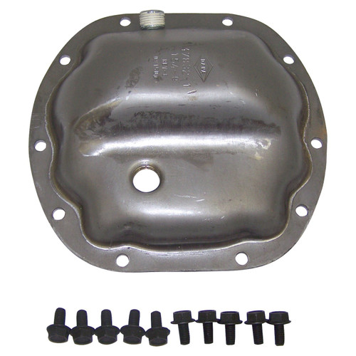 Crown Automotive 5012451AA Front Differential Cover Kit for Jeep 1999-2004 WJ, WG Grand Cherokee, Includes Cover, Fill Plug, and Bolts