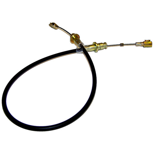 Crown Automotive J0940063 Throttle Cable for 1965-1967 SJ, J-Series w/ V8-327 Engine - Black Plastic, Rubber, Steel, Sold Individually