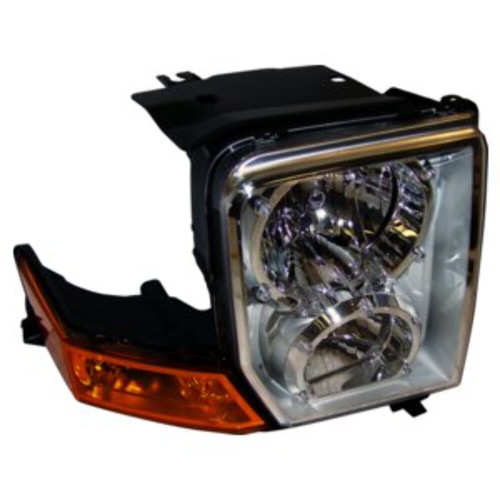 Crown Automotive 55396536AI Right Headlight Assembly for 2006-2010 XK Commander w/ Halogen Lights, Includes Bulbs, Sold Individually