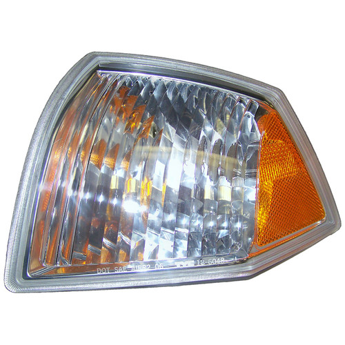 Crown Automotive 68000683AB Front Left Park and Turn Signal Lamp for 2007-2010 Jeep MK Compass - Amber, Clear Plastic, Sold Individually