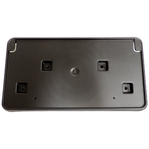 Crown Automotive 68277137AA Front License Plate Bracket Kit for 2016-2022 WK Grand Cherokee - Black Plastic, Steel