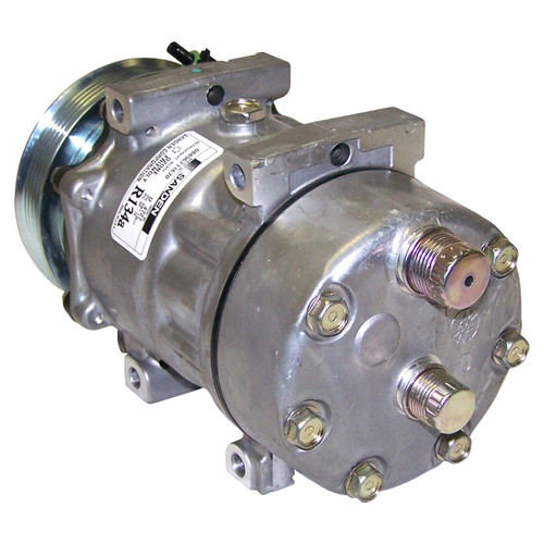 Crown Automotive 55037359AB A/C Compressor for 1994-1996 Jeep XJ Cherokee w/ 2.5L, 4.0L Engines - Metal, Sold Individually