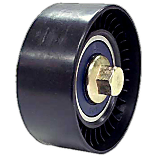 Crown Automotive 5142573AA Timing Belt Idler Pulley for 2002-2007 Jeep KJ Liberty w/ 2.5L Diesel or 2.8 Diesel Engines - Black Metal