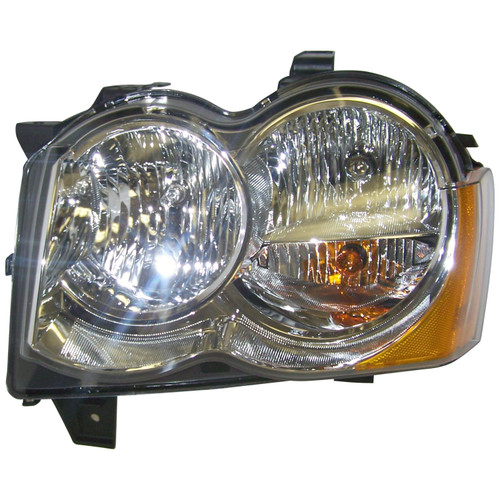 Crown Automotive 55157483AE Headlight Front Left - Fits 2008-2010 Jeep WK Grand Cherokee