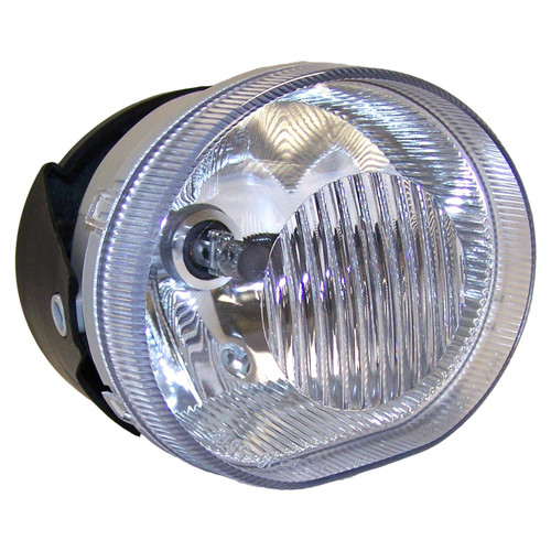 Crown Automotive 5083895AC Left Front Fog Lamp for 2002-2004 Jeep KJ Liberty - Black, Gray Plastic, Sold Individually