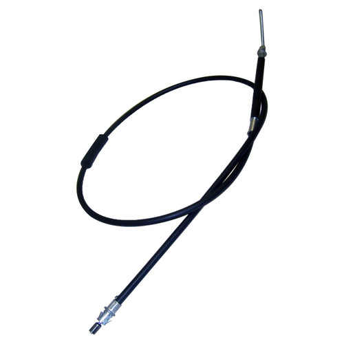 Crown Automotive 52128072AD Right Rear Parking Brake Cable for 1997-2001 Jeep XJ Cherokee - Black, Unpainted Plastic, Rubber, Steel