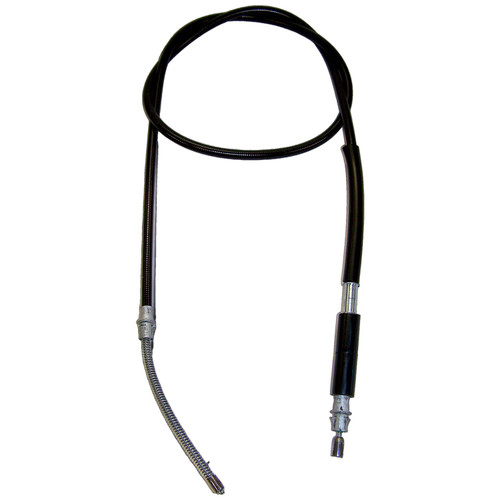 Crown Automotive 52128072AD Right Rear Parking Brake Cable for 1997-2001 Jeep XJ Cherokee - Black, Unpainted Plastic, Rubber, Steel