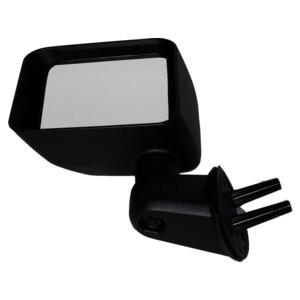 Crown Automotive 55077967AC Left Manual Folding Mirror for Jeep 2007-2018 JK Wrangler LHD - Black Glass, Metal, Plastic, Sold Individually