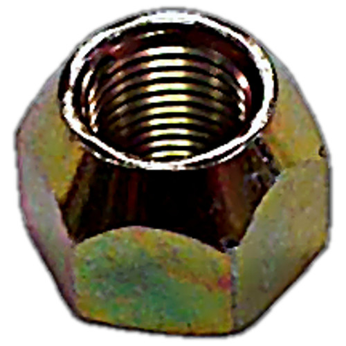 Crown Automotive J0636035 Lug Nut, Left Hand Threads for 41-71 Jeep Models, 1/2"-20 Threads, 13/16" Hex - Zinc Steel, Sold Individually
