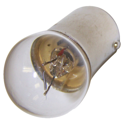 Crown Automotive L0000067 67 Light Bulb Fits Multiple Vehicles - Clear, Silver Glass, Metal, Sold Individually