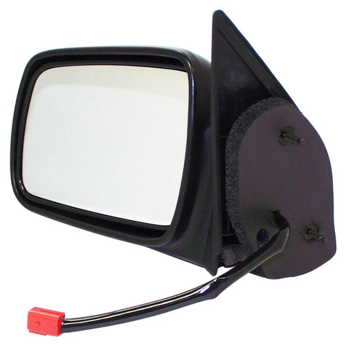 Crown Automotive 55154811 Left Power, Non-Heated, Manual Folding Mirror for 1993-1995 Jeep ZJ Grand Cherokee, Black Textured Finish