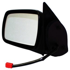 Crown Automotive 55154811 Left Power, Non-Heated, Manual Folding Mirror for 1993-1995 Jeep ZJ Grand Cherokee, Black Textured Finish