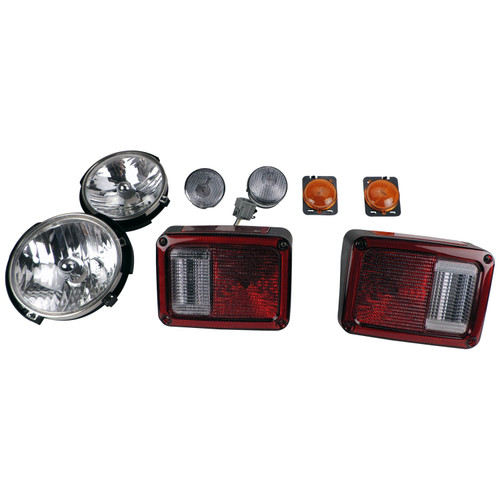Crown Automotive LK10 Driving Light Kit Front & Rear Left & Right - Fits 2014-2018 Jeep JK Wrangler