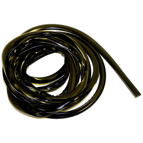 Crown Automotive 55010655 Windshield Molding for 1987-1995 Jeep YJ Wrangler, Approx. 144" Long - Black Rubber, Sold Individually