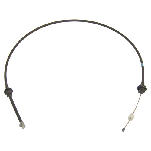 Crown Automotive J5350750 Throttle Cable for 1974-1975 CJ-5, CJ-6 w/ RHD w/ 4.2L Engine, Overall Length 39.5" - Black Plastic, Rubber, Steel