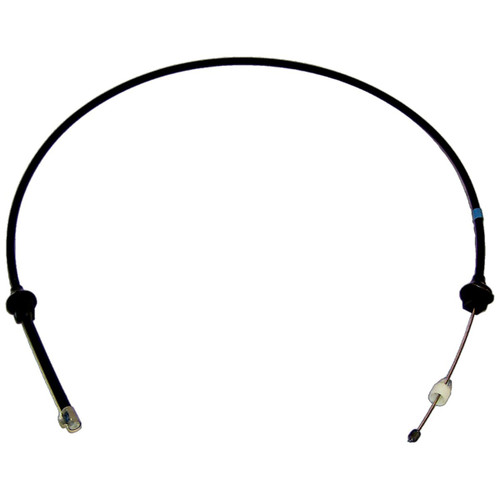 Crown Automotive J5350750 Throttle Cable for 1974-1975 CJ-5, CJ-6 w/ RHD w/ 4.2L Engine, Overall Length 39.5" - Black Plastic, Rubber, Steel