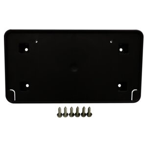 Crown Automotive 68144511AC Front License Plate Bracket for 2014-2018 Jeep WK Grand Cherokee - Black Plastic