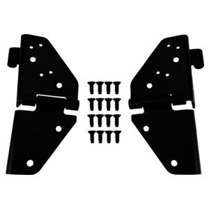 Crown Automotive 546242425K Black Windshield Hinge Kit for 1976-1986 CJ-7, 1981-1986 CJ-8, 1987-1995 YJ Wrangler, Includes Left and Right