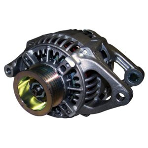 Crown Automotive 56028686AA 117 Amp Alternator for 2001-2002 Jeep TJ Wrangler w/ 2.5L Engine, Replaces 86 Alternator - Metal