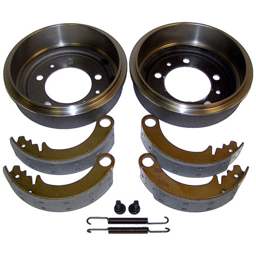 Crown Automotive 808770KE Drum Brake Shoe and Drum Kit Front or Rear Left & Right - Fits 1941-1945 Jeep M38