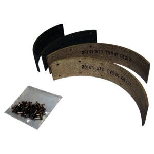 Crown Automotive 116600 Brake Lining Set for Select Vintage Jeep 1941-1945 MB, 1945-1949 CJ-2A, 1948-1953 CJ-3A, 1953-1968 CJ-3B