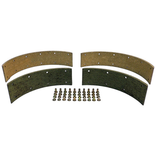 Crown Automotive 116600 Brake Lining Set for Select Vintage Jeep 1941-1945 MB, 1945-1949 CJ-2A, 1948-1953 CJ-3A, 1953-1968 CJ-3B