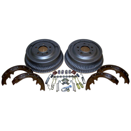 Crown Automotive 52001151K Drum Brake Shoe and Drum Kit Rear Left & Right - Fits 1984-1989 Jeep XJ Cherokee