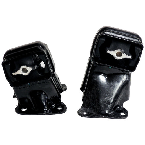 Crown Automotive 52090304K Engine Mount Set for 05-10 Jeep WK Grand Cherokee & XK Commander w/ 5.7L Eng. - Black Rubber, Steel