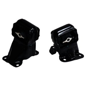 Crown Automotive 52090304K Engine Mount Set for 05-10 Jeep WK Grand Cherokee & XK Commander w/ 5.7L Eng. - Black Rubber, Steel