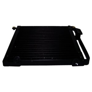 Crown Automotive 5012649AA A/C Condenser for 1991-1992 Dodge, Chrysler, Plymouth Minivans w/ 2.5L, 3.0L, 3.3L Engines - Black Aluminum