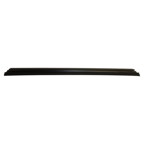 Crown Automotive 55399048AB Front Inner Door Glass Weatherstrip for 2005-2010 WK, Grand Cherokee, Left or Right - Black Felt, Rubber
