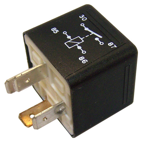 Crown Automotive 4504215 Mini SPST Relay for Jeep 1982-1983 CJ-5, CJ-7, CJ-7, 1987-1993 YJ Wrangler, 1984-1994 XJ Cherokee, MJ Comanche