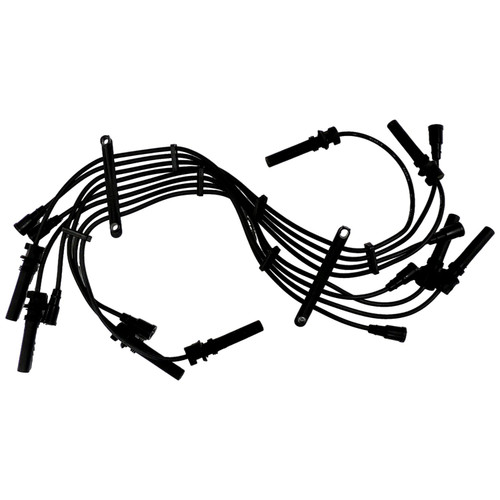 Crown Automotive 4606701AF Ignition Wire Set for 2005 Jeep WK Grand Cherokee w/ 5.7L Engine - Black Copper, Rubber