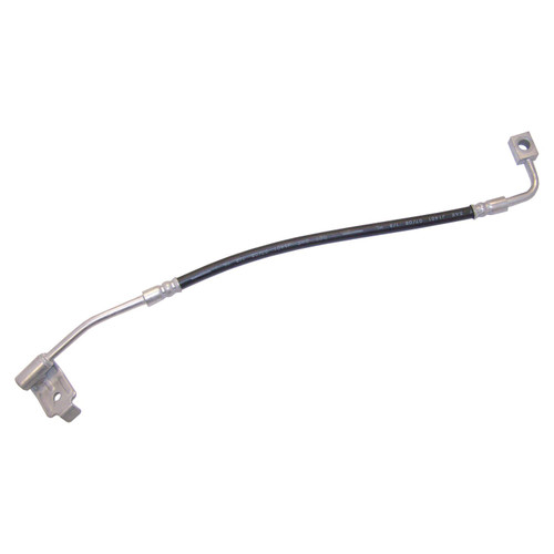 Crown Automotive 52059884AE Right Rear Brake Hose for 2007-2018 Jeep JK Wrangler - Black, Silver Rubber, Steel, Sold Individually