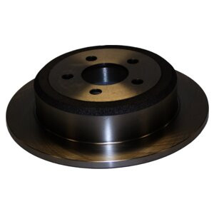 Crown Automotive 52129250AA Rear Brake Rotor for 2008-2012 Jeep KK Liberty, Left or Right - Cast Iron, Sold Individually