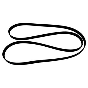 Crown Automotive 53032857AB Accessory Drive Belt for 2007-2011 Jeep JK Wrangler w/ 3.8L Engine, w/ A/C, 90.0 Inches Long