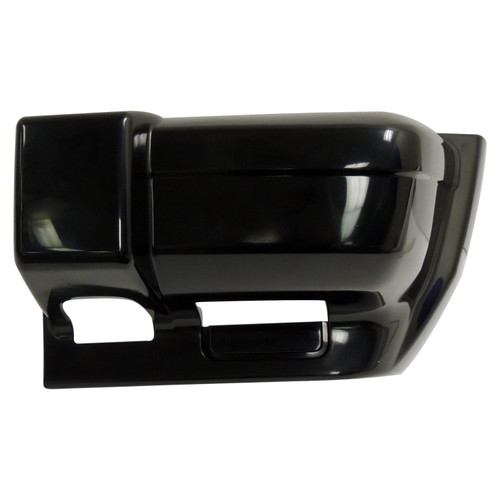 Crown Automotive 5DY01TZZAC Front Left Bumper End Cap for 1997-2001 Jeep XJ Cherokee, Flat Black Finish - Black Plastic, Sold Individually