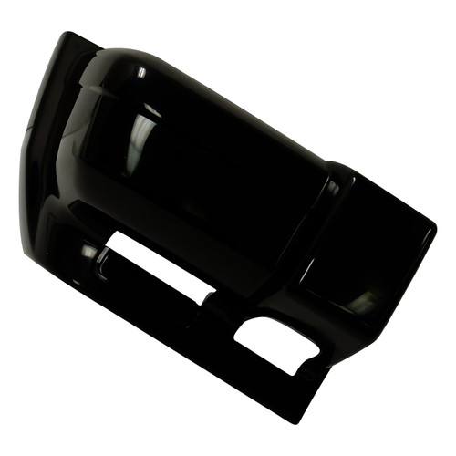 Crown Automotive 5DY01TZZAC Front Left Bumper End Cap for 1997-2001 Jeep XJ Cherokee, Flat Black Finish - Black Plastic, Sold Individually