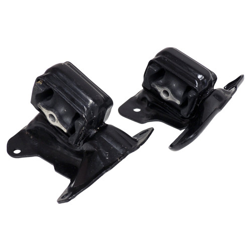 Crown Automotive 52129268K Engine Mount Set for 2006-2007 KJ Liberty w/ 3.7L Engine - Black Rubber, Steel