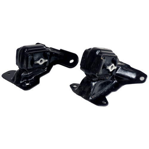 Crown Automotive 52129268K Engine Mount Set for 2006-2007 KJ Liberty w/ 3.7L Engine - Black Rubber, Steel